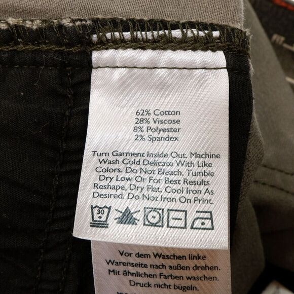 Eddie Bauer Curvy Skinny Cargo Jeans Size 4 Womens Camouflage Stretch 27x27 - Picture 9 of 11